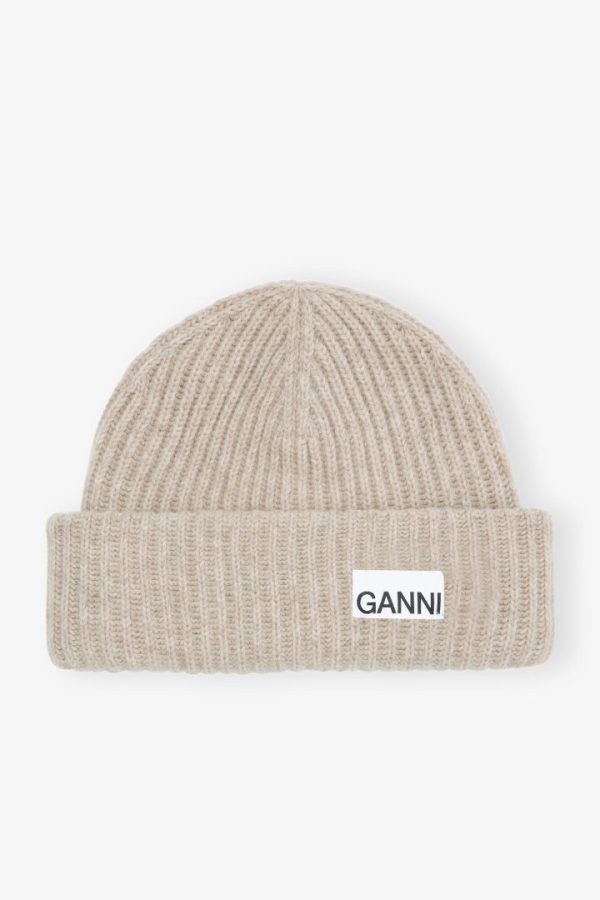 Structured Rib Beanie Sand