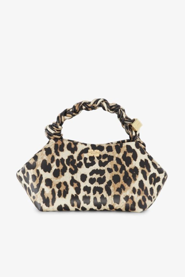 Ganni Bou Bag Small Print Leopard