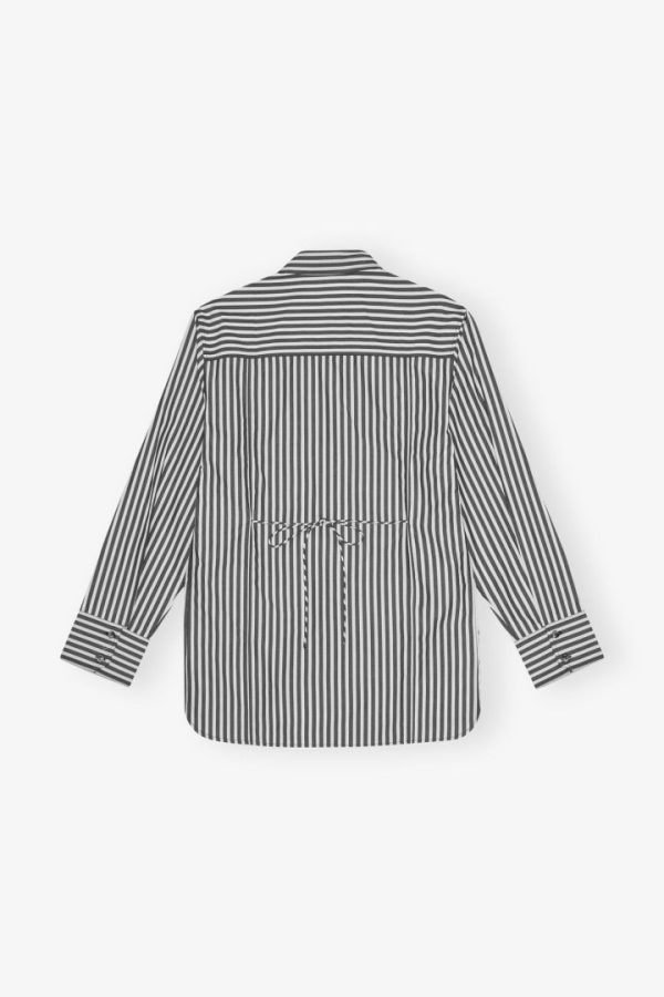 Striped Cotton Oversized The String Shirt - Bilde 6