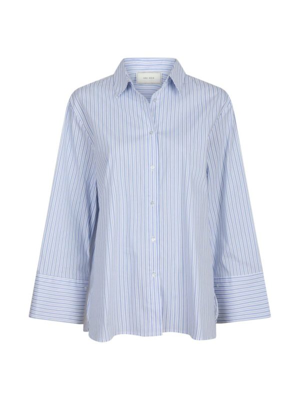 Dita Mini Stripe Shirt Light Blue